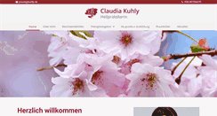 Desktop Screenshot of praxis-kuhly.de